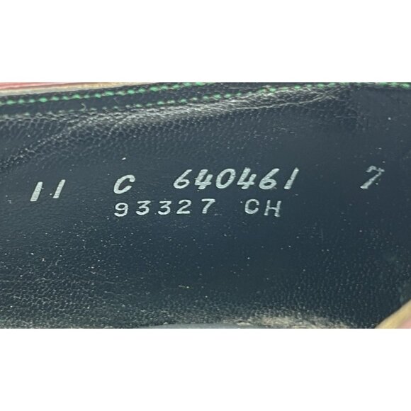 Vintage Florsheim Imperial Men’s 11C Wingtip Oxford Burgundy Leather Dress Shoes - Picture 10 of 12